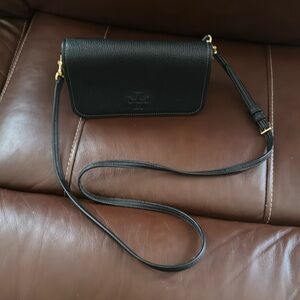 Tory Burch Crossbody Wallet Purse- Black